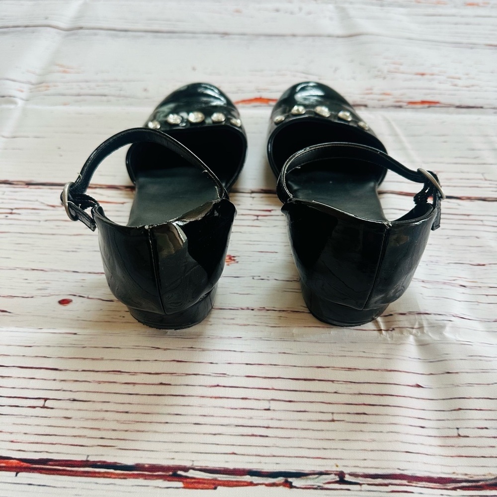 Girls Gymboree black shiny dress shoes! Size 2 - Picture 6 of 6